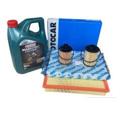 Opel Astra H 1.3 Dizel Periyodik Bakım Filtre Seti-Castrol 10/40 4 LT (Yağ Filtresi Ufi Tipi) Motocar Marka