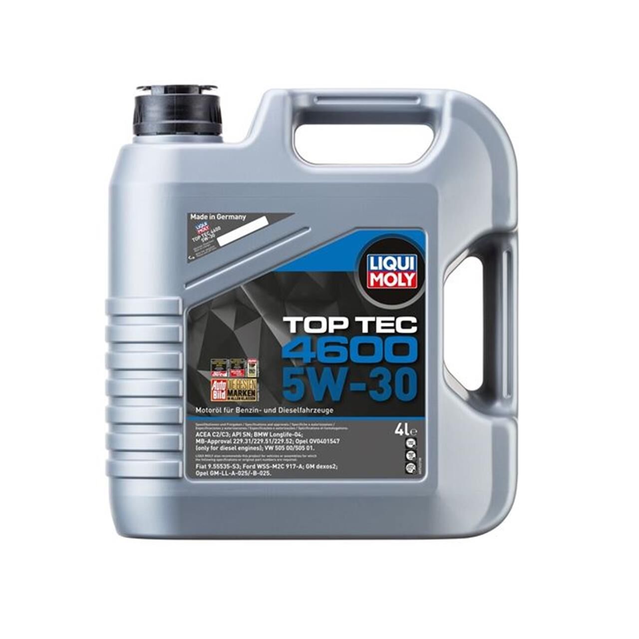 LIQUI MOLY Top Tec 4600 5W-30 Dexos2 Motor Yağı 4LT