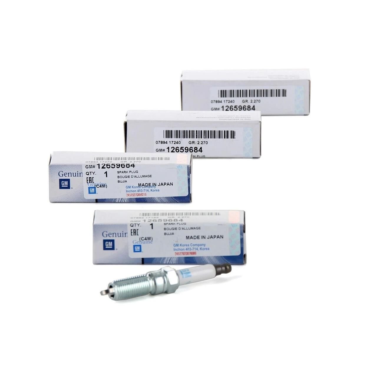 Opel Astra K 1.4 Benzinli Buji Takımı GM 12659684