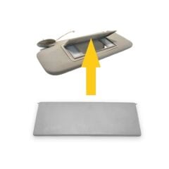 Opel Astra J Güneşlik Ayna Kapağı Gri İthal