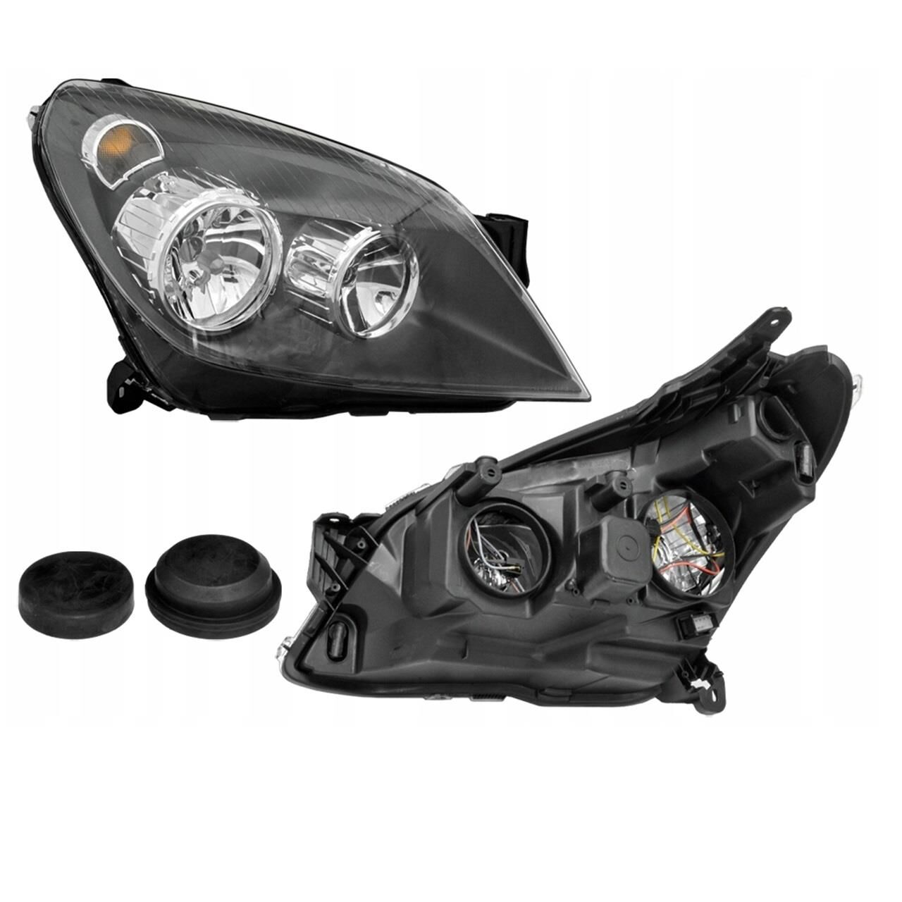 Opel Astra H Sağ Far Siyah Zemin Depo Marka