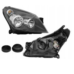 Opel Astra H Sağ Far Siyah Zemin Depo Marka