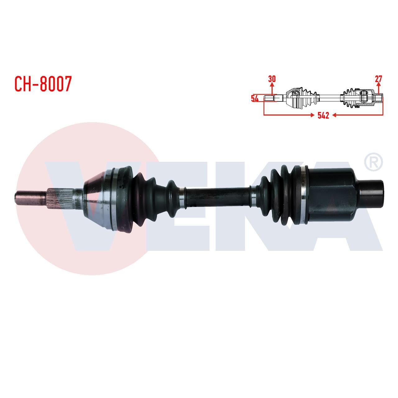 Chevrolet Captiva 2.0 Dizel Sağ Aks Komple Veka Marka 96624721