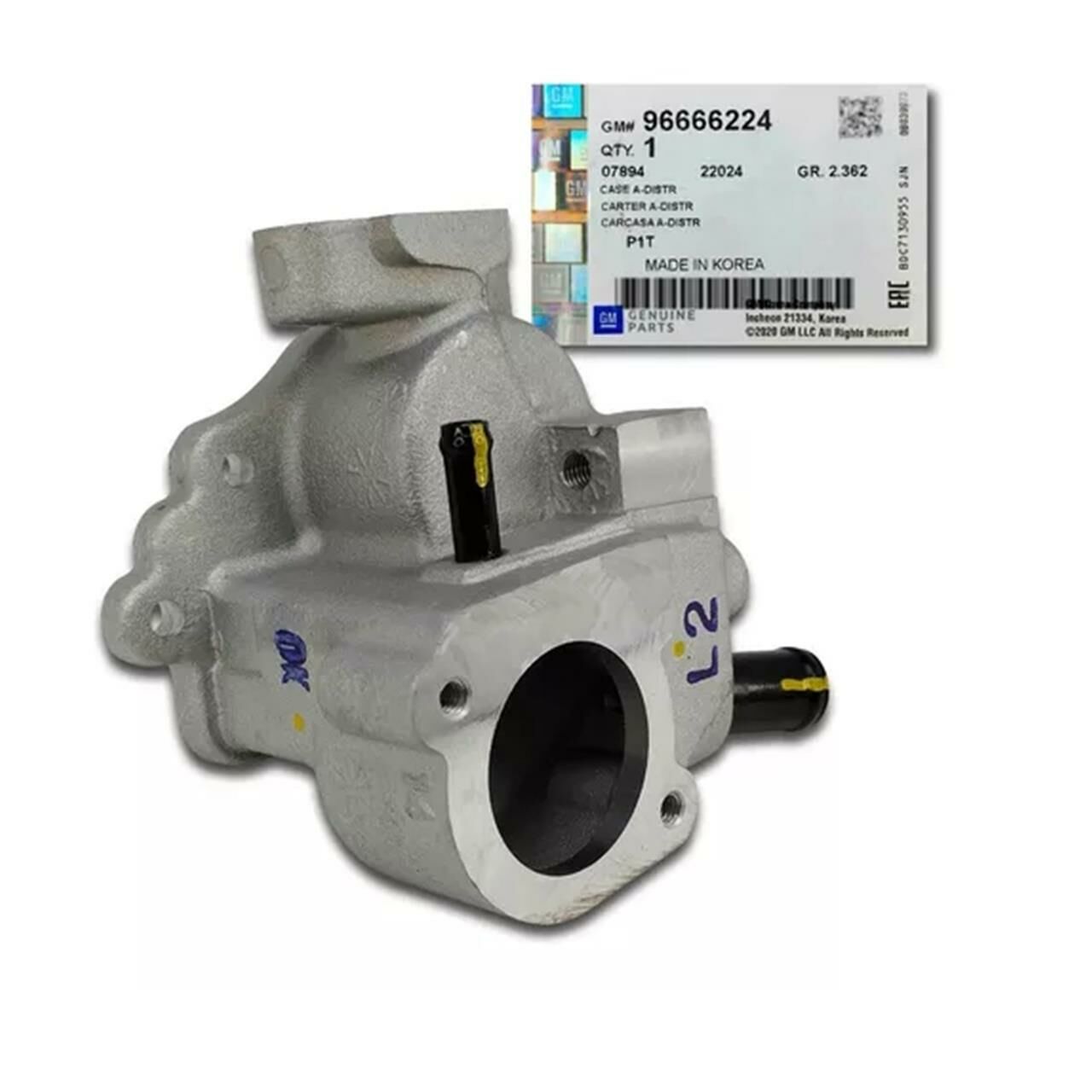 Chevrolet Kalos 1.2 Benzinli Termostat Gövdesi GM 966662224